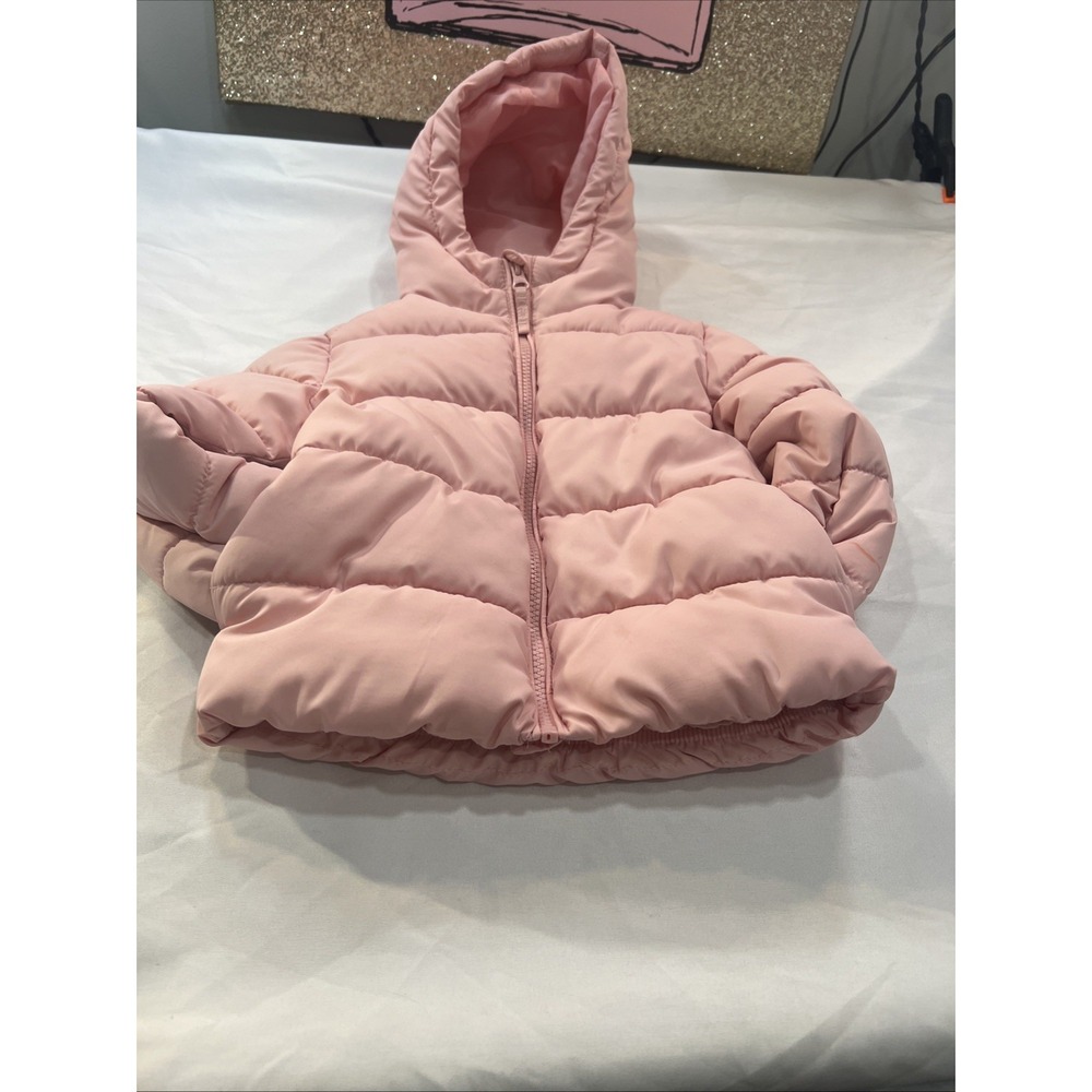 The Children's Place Girl Size 3t Clean Rose Hoodie Jacket Warm Packable Hang